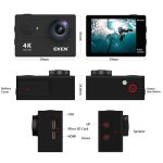 EKEN H9R 4K Wifi Waterproof Action Camera With Remote Control - Image 2