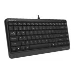 A4TECH FK11 Grey USB FN-Hotkeys Multimedia Mini Keyboard with Bangla - Image 2