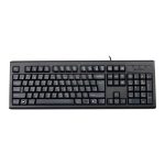 A4TECH KRS-83 Black Wired Multimedia (FN hotkey) Keyboard with Bangla